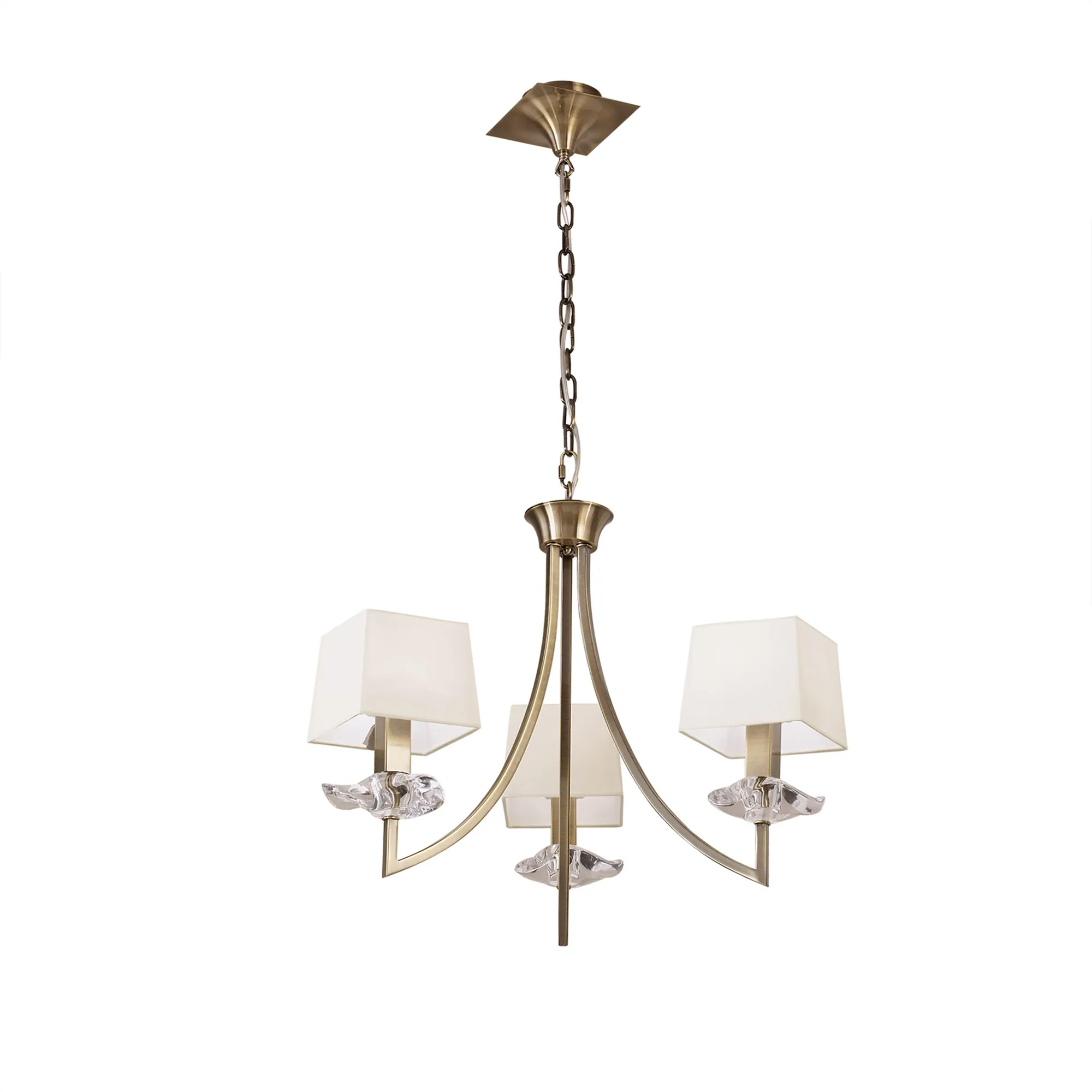 M0783AB  Akira AB Pendant 3 Light